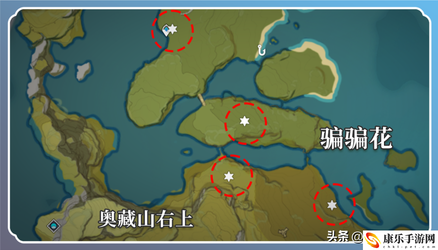 原神胡桃突破材料一覽_霓裳花采集路線圖