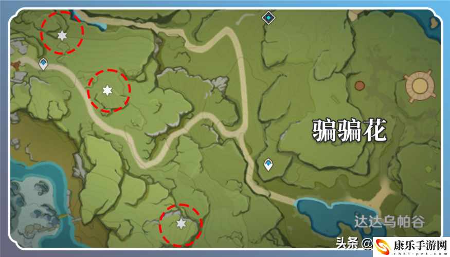 原神胡桃突破材料一覽_霓裳花采集路線圖
