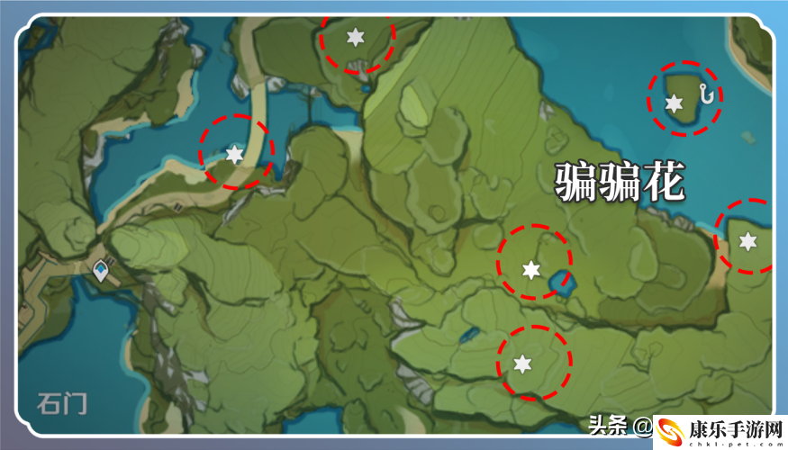 原神胡桃突破材料一覽_霓裳花采集路線圖