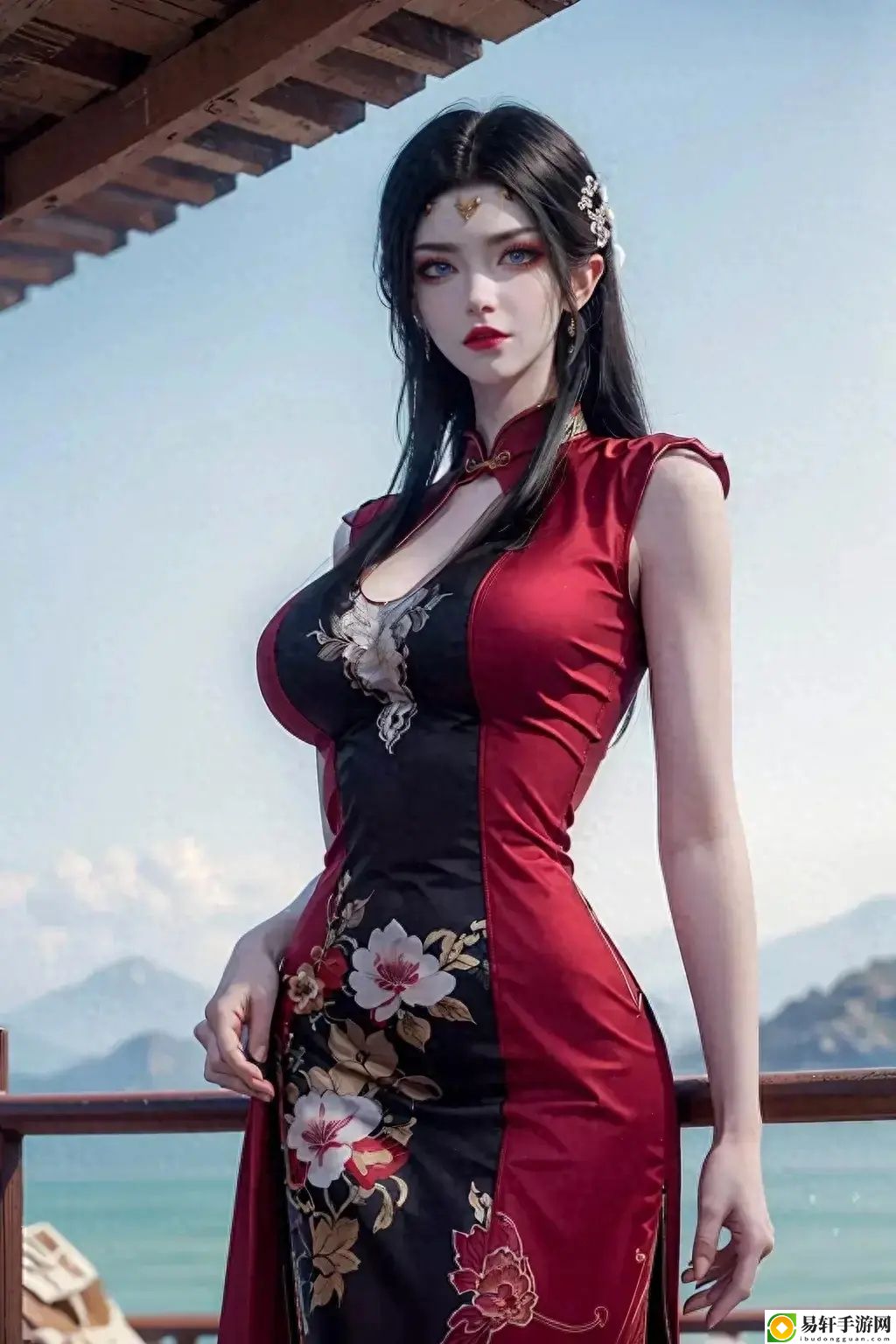 老人坐在船上的簡筆畫