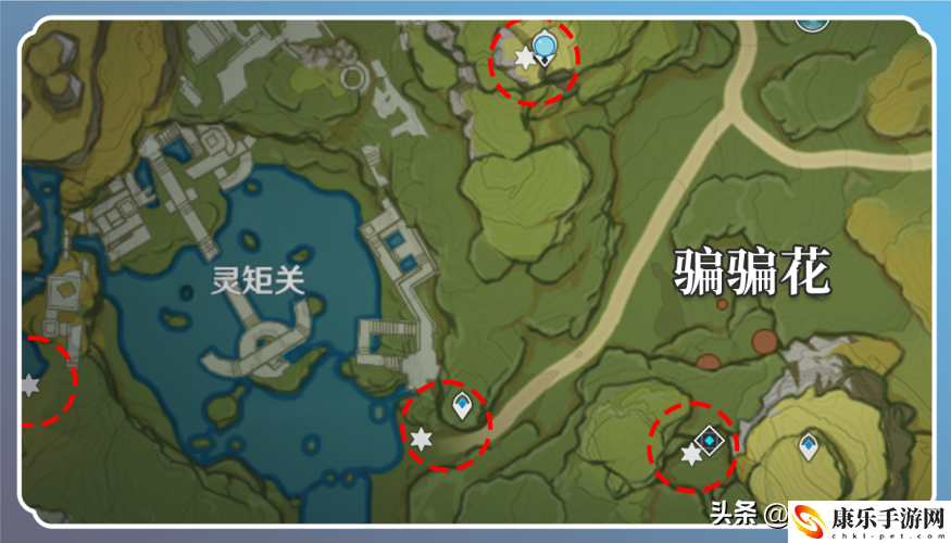 原神胡桃突破材料一覽_霓裳花采集路線圖