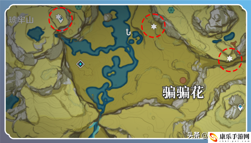 原神胡桃突破材料一覽_霓裳花采集路線圖