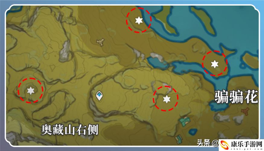 原神胡桃突破材料一覽_霓裳花采集路線圖
