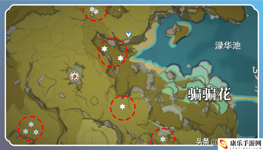 原神胡桃突破材料一覽_霓裳花采集路線圖