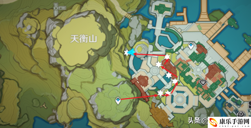 原神胡桃突破材料一覽_霓裳花采集路線圖