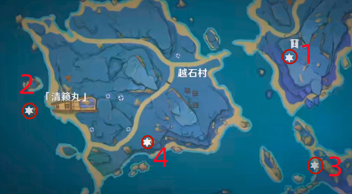 原神清籟舊憶四個拍照位置在哪