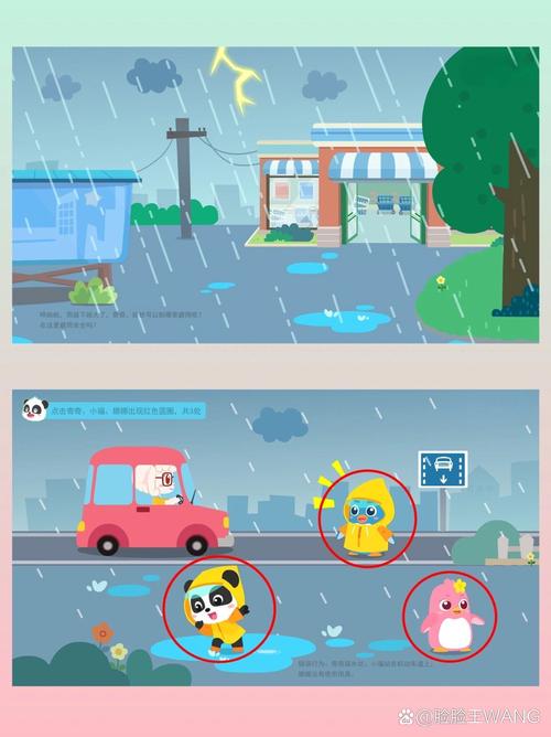 下雨天的車站避雨2日動畫片